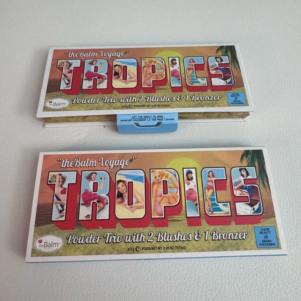 NEW TheBalm tropics powder trio